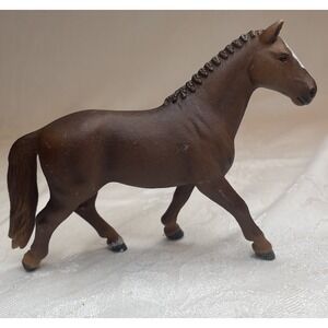 Schleich Brown Hanoverian Mare Horse Figure Retired 2012 Farm Animal